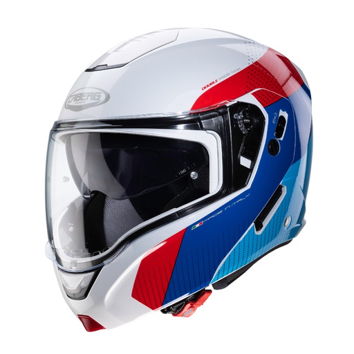 [CAB-C0JB00D6] Caberg Horus Scout Flip Up Helmet D6 White/Red/Blue