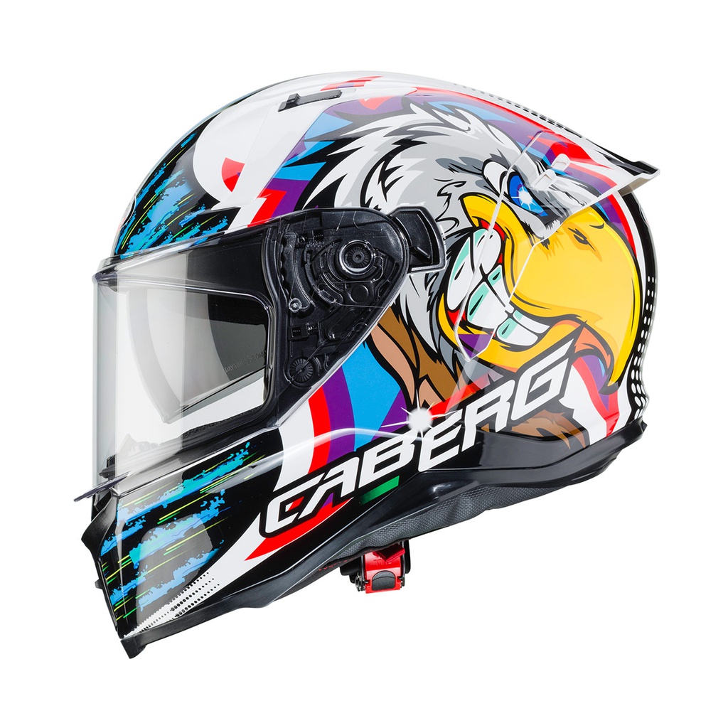 Caberg Avalon Hawk Full Face Helmet J7 White/Black/Blue