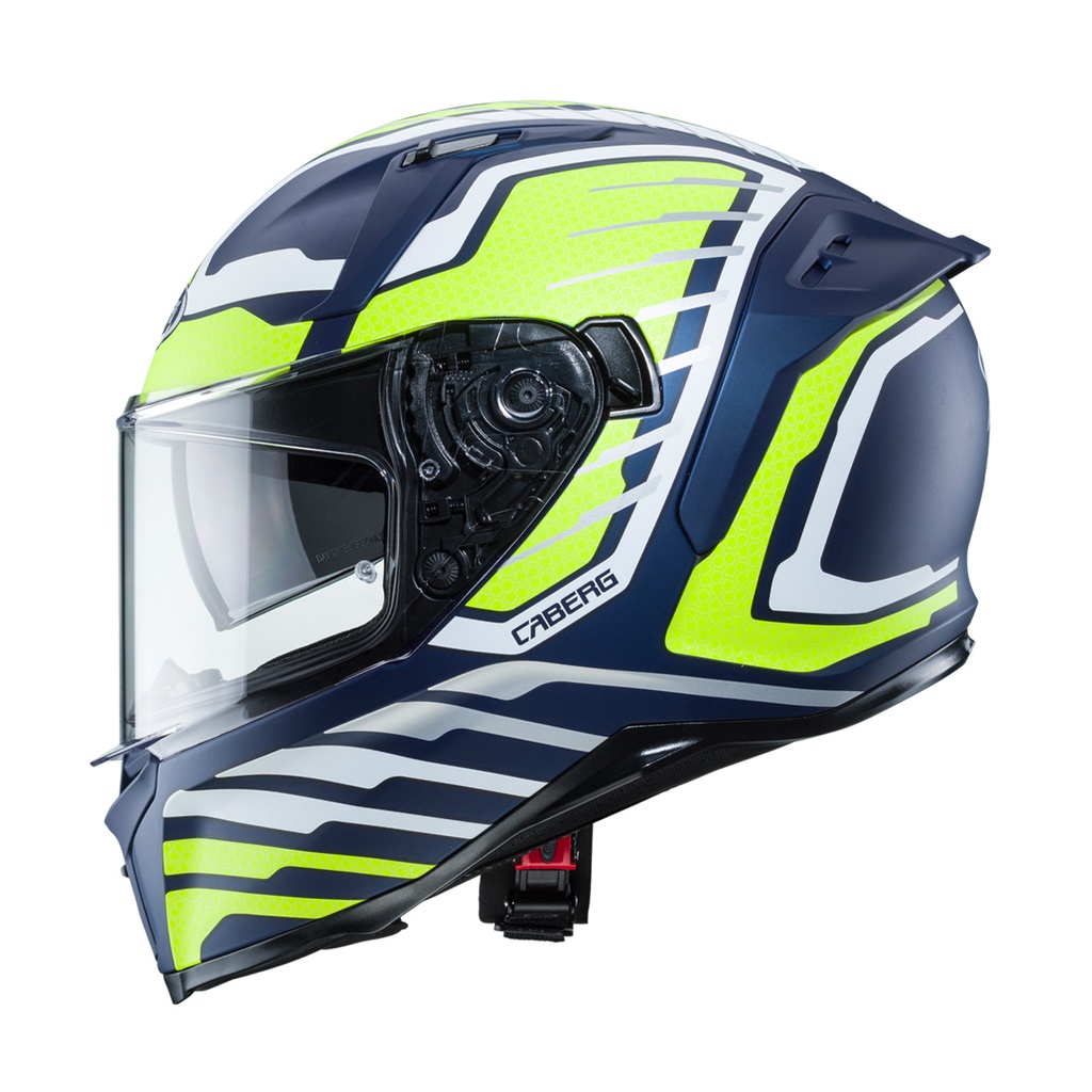 Caberg Avalon Giga Full Face Helmet J9 Matt Black/Yellow Fluo/Red Fluo