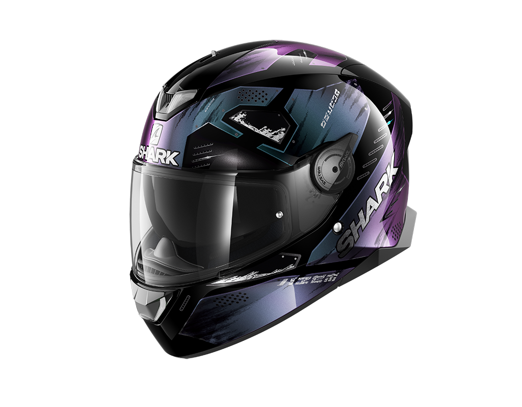 Shark Skwal 2 Venger Full Face Helmet Womens Black/Purple