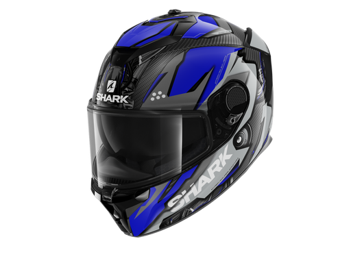 [SRK-HE7012DBW] Shark Spartan GT Carbon Urikan Full Face Helmet Black/Blue