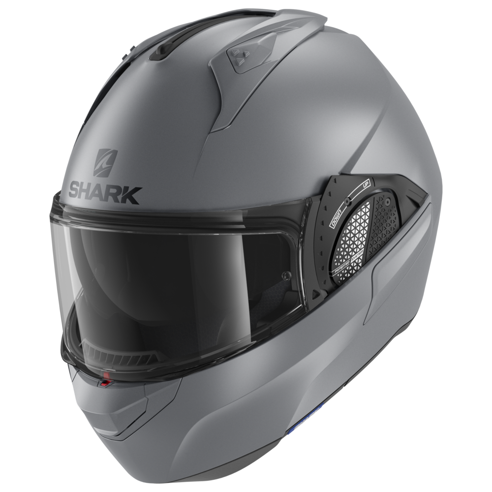 Shark Evo-GT Blank Flip Up Helmet Matt Grey