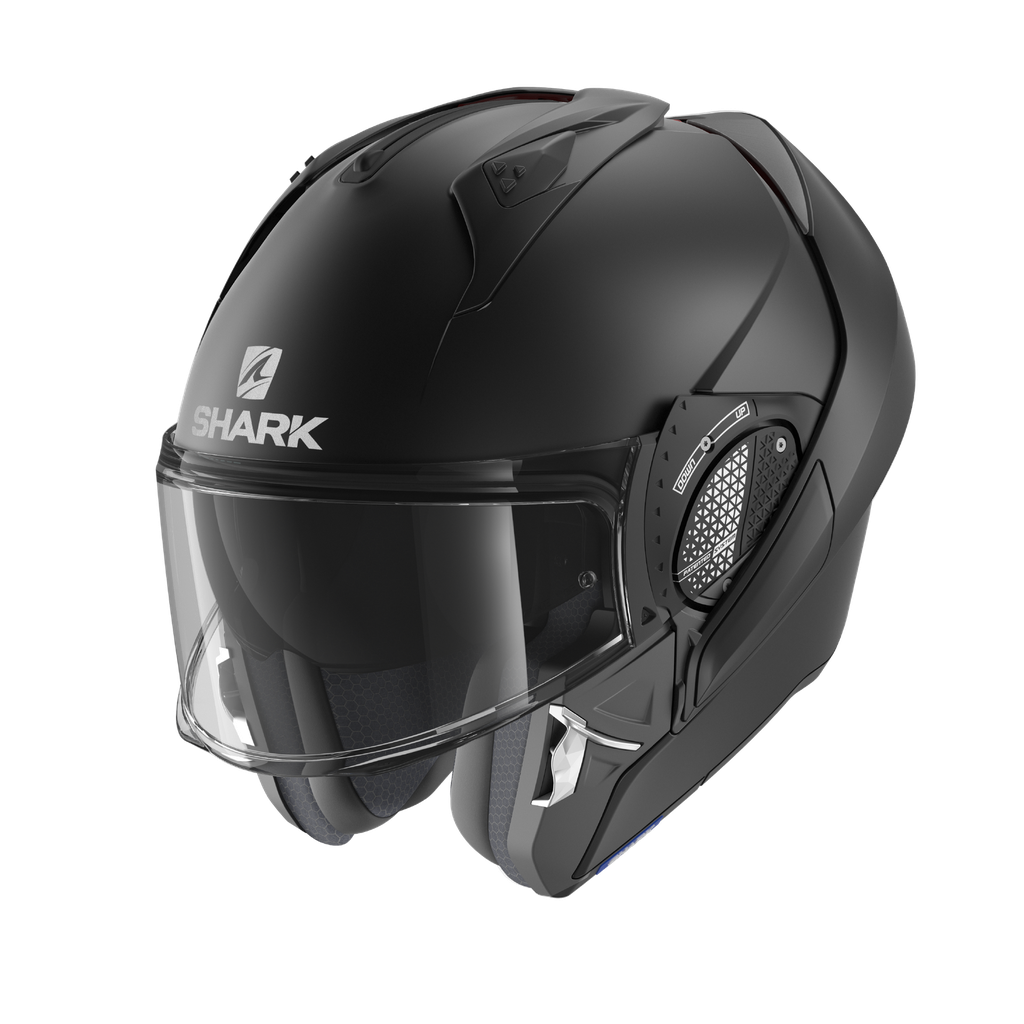 Shark Evo-GT Blank Flip Up Helmet Matt Black