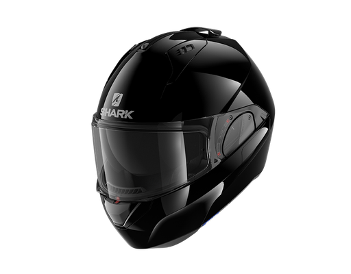 [SRK-HE9800BLK] Shark Evo-ES Blank Flip Up Helmet Black