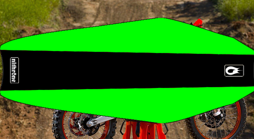[NTH-SGBGR] Nithrone Sticky Gripper Seat Black Top Green Sides