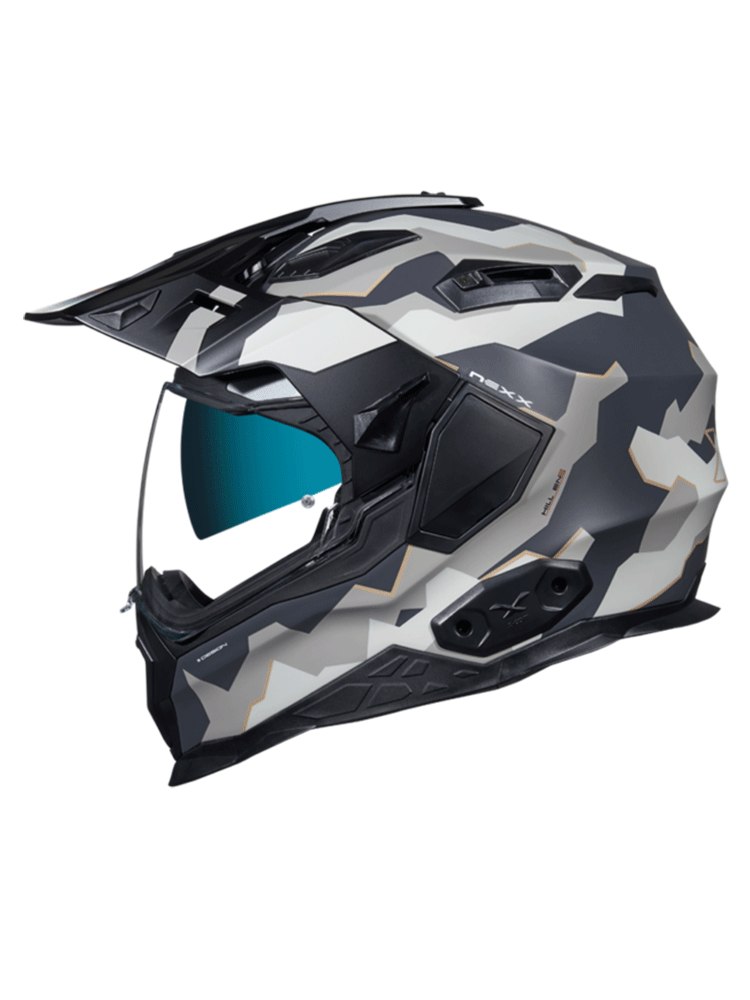 [NEX-01XWE02202052] Nexx X.WED2 Hill End Adventure Helmet Matt Grey/Sand