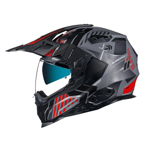 [NEX-01XWE02259897] Nexx X.WED2 Wild Country Adventure Helmet Matt Grey/Red