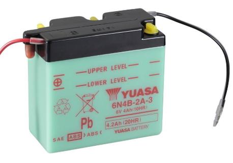 [TPL-6N4B-2A-3] Toplite Battery 6N4B-2A-3 Dry No Acid