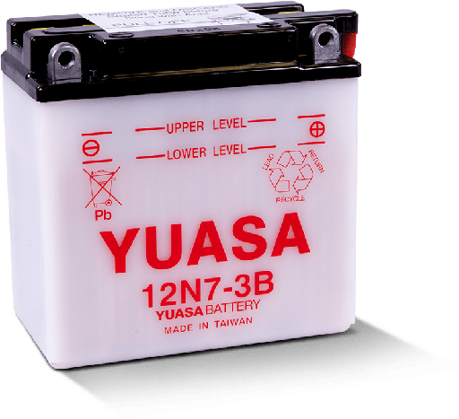 [YUA-12N7-3B] Yuasa Battery 12N7-3B Dry No Acid