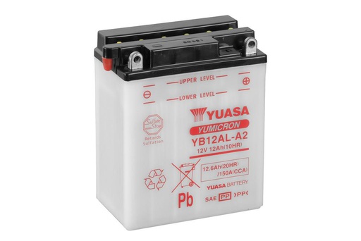 [YUA-YB12ALA] Yuasa Battery YB12ALA Dry No Acid