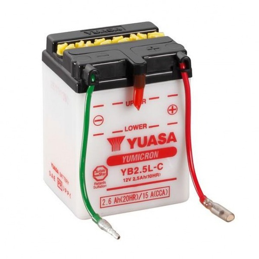 [YUA-YB2.5LC BA] Yuasa Battery YB2.5LC BA Dry with Acid