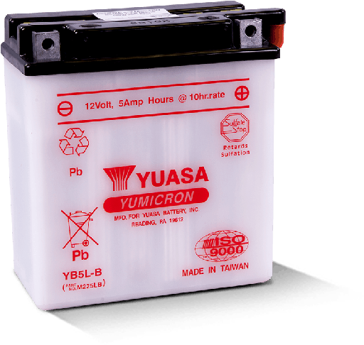 [YUA-YB5L-B BA] Yuasa Battery YB5L-B BA Dry with Acid