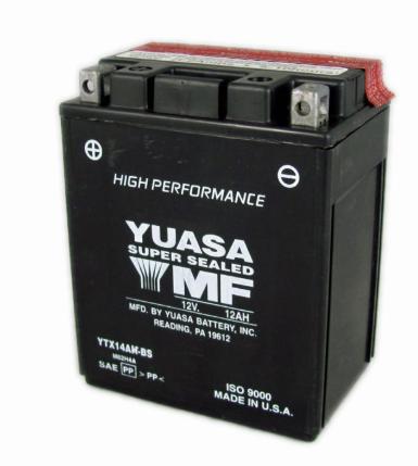 [TPL-YTX14AH-BS] Toplite Battery YTX14AH-BS Dry with Acid