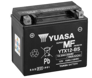 [SAB-YTX12-BS] Sabat Battery YTX12-BS Dry with Acid