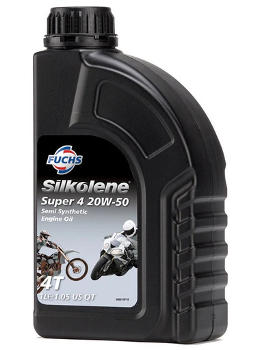 [SLK-S02113] Silkolene Super 4 4T Engine Oil 20W50 1L