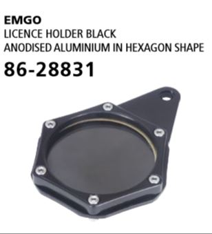[EMG-86-28831] Emgo Hex Sport Licence Holder Black