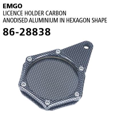 [EMG-86-28838] Emgo Hex Sport Licence Holder Carbon