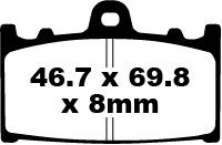 [EMG-91-81328] Emgo Brake Pad FA158