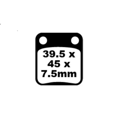 [EMG-91-51816] Emgo Brake Pad FA54