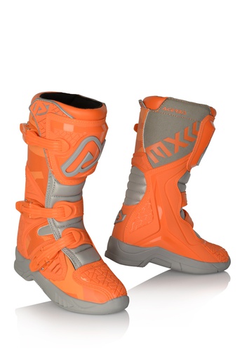 [ACE-0024249-207] Acerbis X-Team Youth MX Boots Orange/Grey