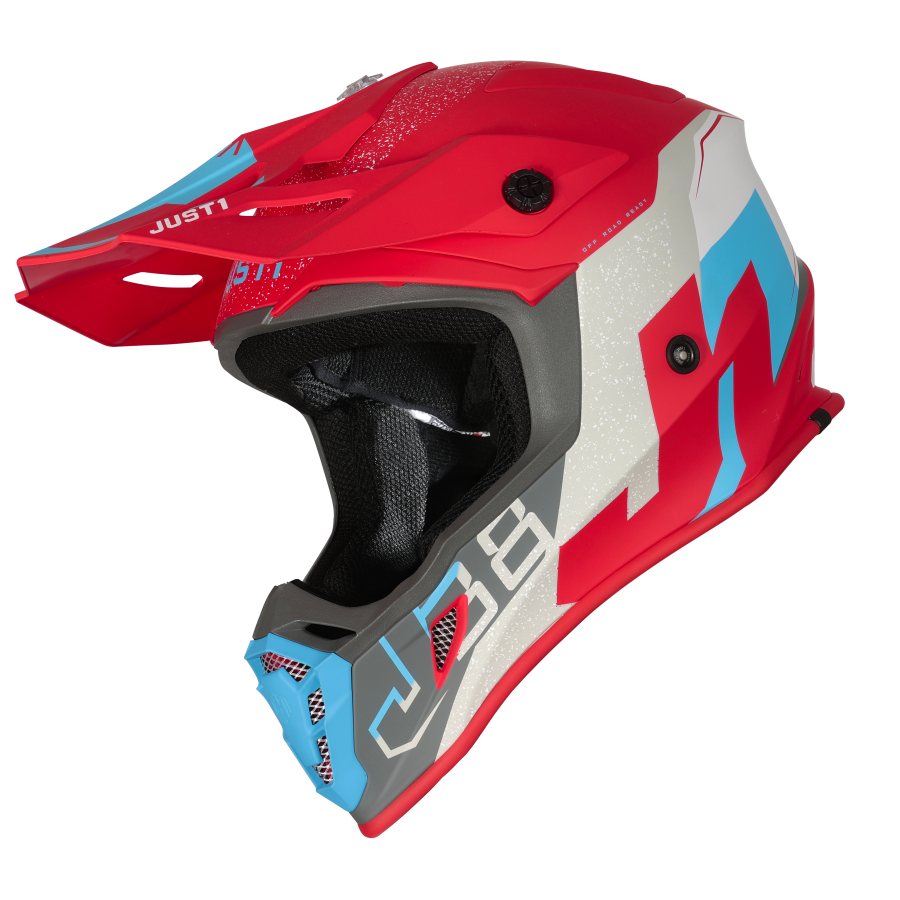 Just1 J38 Korner MX Helmet Blue/Red