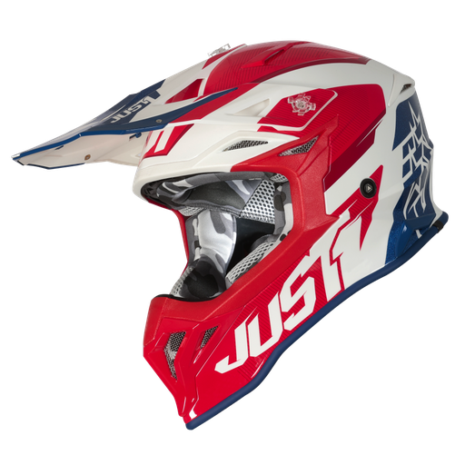 [J1-6063370171005] Just1 J39 Stars MX Helmet Red/Blue/White