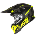 Just1 J39 Stars MX Helmet Black/Fluo Yellow/Titanium