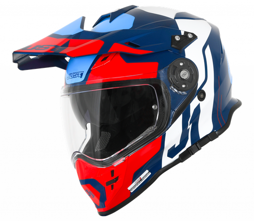 [J1-6073311112002] Just1 J34 Pro Tour Adventure Helmet Red/Blue