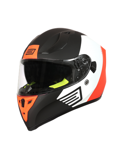 [ORI-2031280251006] Origine Full Face Helmet Strada Layer Orange/White/Matt Black