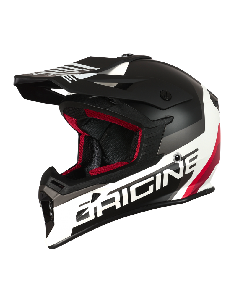 Origine MX Helmet Hero Fluo Black/White Matt