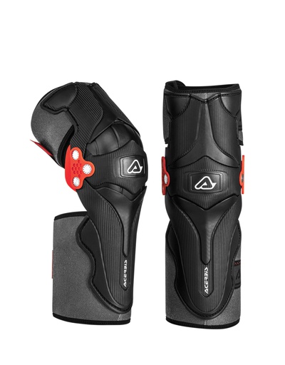 [ACE-0016810-315] Acerbis X-Strong Knee Guard Black/White