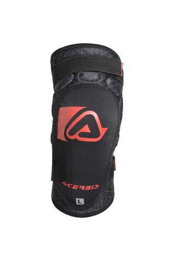 [ACE-0023455-323] Acerbis Soft Youth Knee Guard Black/Red
