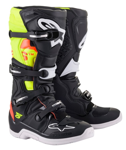[ALP-2015015-1355] Alpinestars Tech 5 MX Boots Black/Red/Yellow