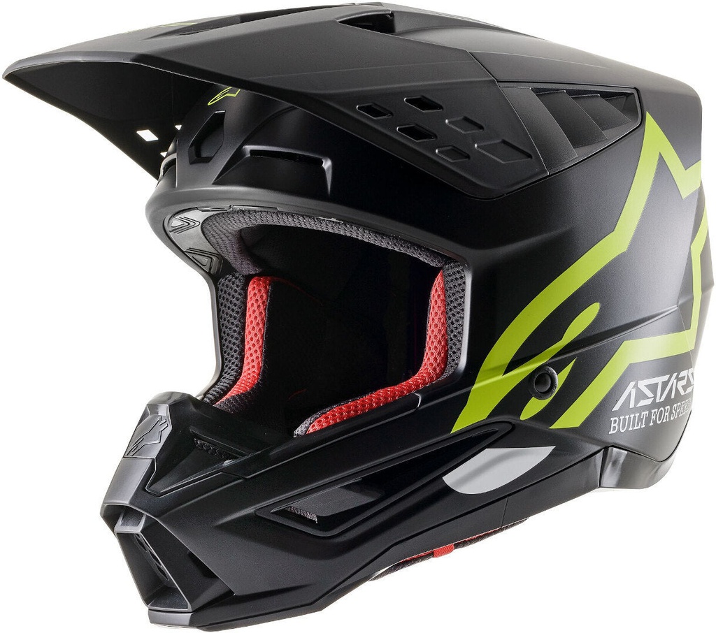 Alpinestars Supertech M5 Compass MX Helmet Black/Yellow