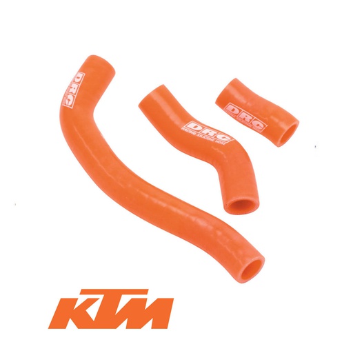 [DRC-47-01-920] DRC Radiator Hose Kit KTM250/350SXF '19-20 Orange