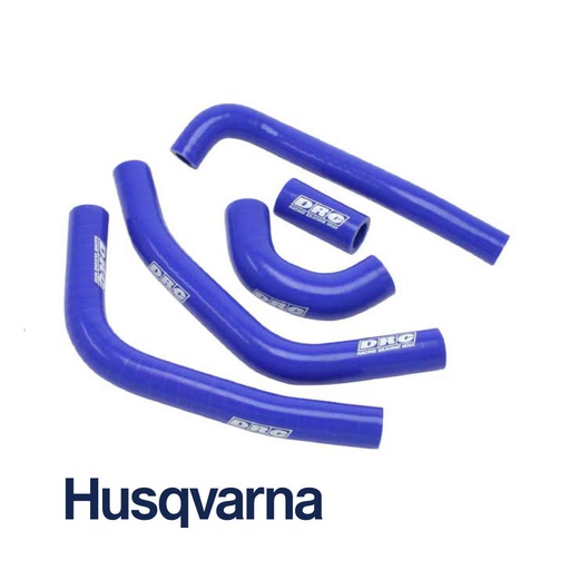 [DRC-47-02-020] DRC Radiator Hose Kit Husqvarna FC250/350 '19-20 Blue