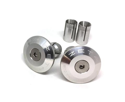 [ZET-48-7101] Zeta Bar End Plugs 35mm Silver