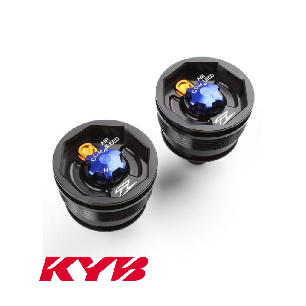 Zeta Front Fork Top Cap KYB AOS (Twin Chamber) Black