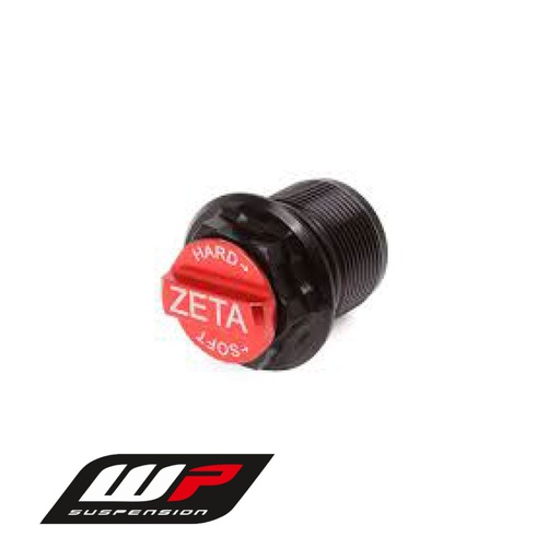 [ZET-56-20030] Zeta Front Fork Bottom Adjuster 1pc WP AER Black/Red