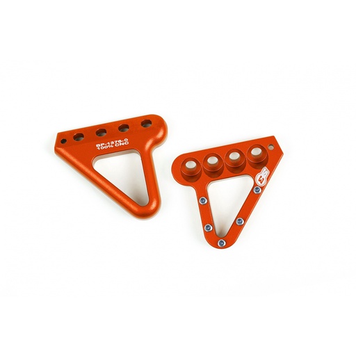 [S3-BP-1376-O] S3 Rear Brake Step Plate KTM|Husky|GasGas '17-21 Large Orange