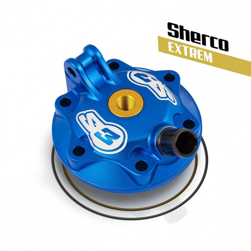 [S3-XTR-1208-250-U] S3 Extreme Head Kit Sherco SE250 '17-22 Blue