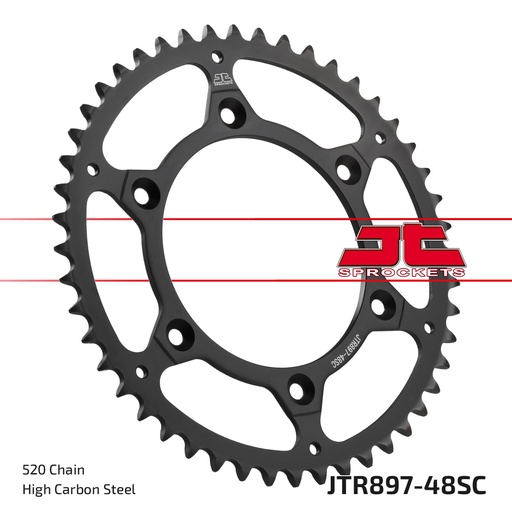 [JT-JTR897-48] JT Sprocket Rear JTR897 Steel 48T