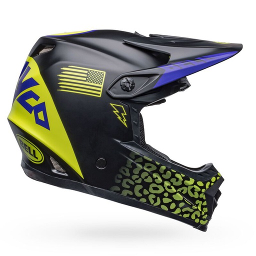 [BEL-25111-MBY] Bell Youth Moto-9 MIPS Slayco MX Helmet Matt Black/HiViz Yellow