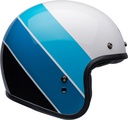 Bell Custom 500 Open Face Helmet Riff White/Blue