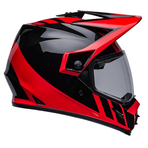 [BEL-25431-BR] Bell MX-9 Adventure MIPS Dash Adv Helmet Black/Red