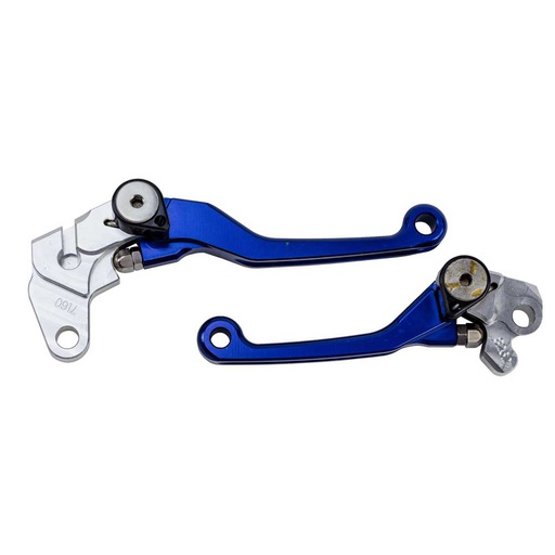 [SSI-MX-LEVERS-Yamaha] SSI Pivot MX Clutch & Brake Lever Set Yamaha 125-450 09-25 Blue