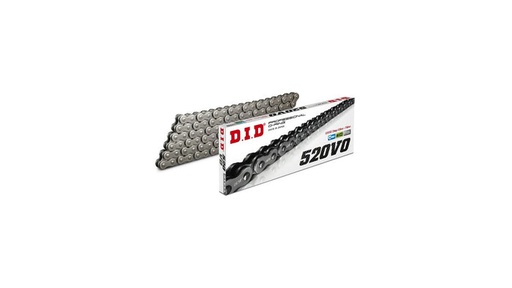 [DID-520VO120FB] DID Chain 520 120L VO O-Ring FB Clip Natural